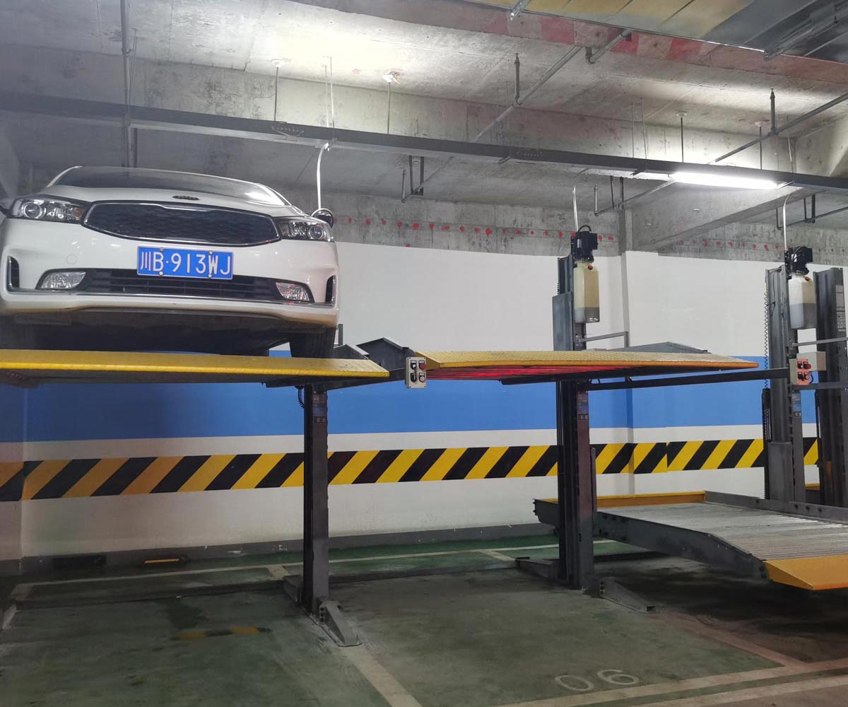 贵州三层升降平移机械停车场过规划
