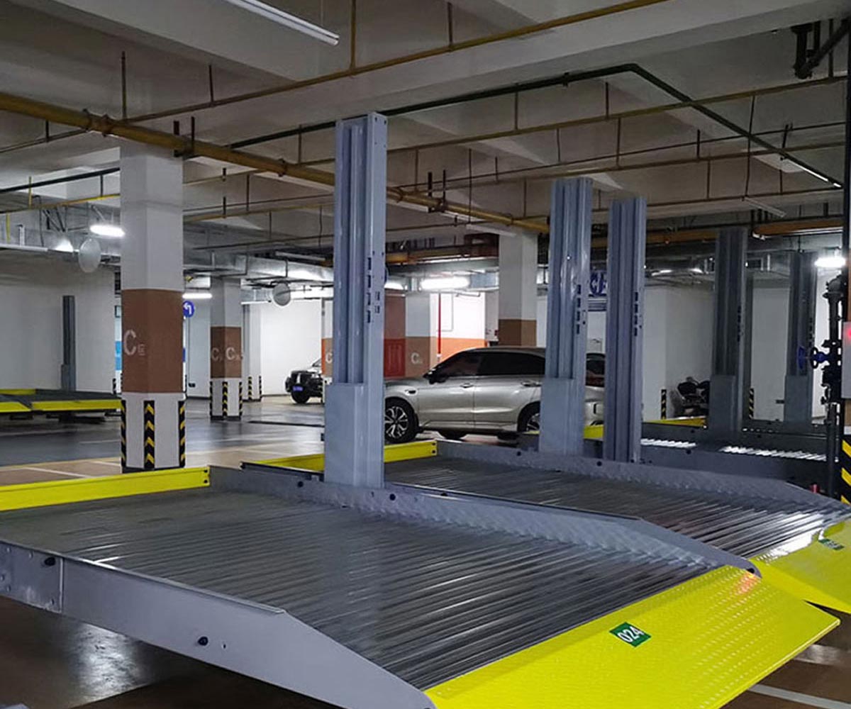 丹寨双层PSH型立体停车场安装