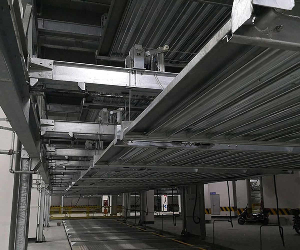 湄潭二层PSH型机械停车库回收