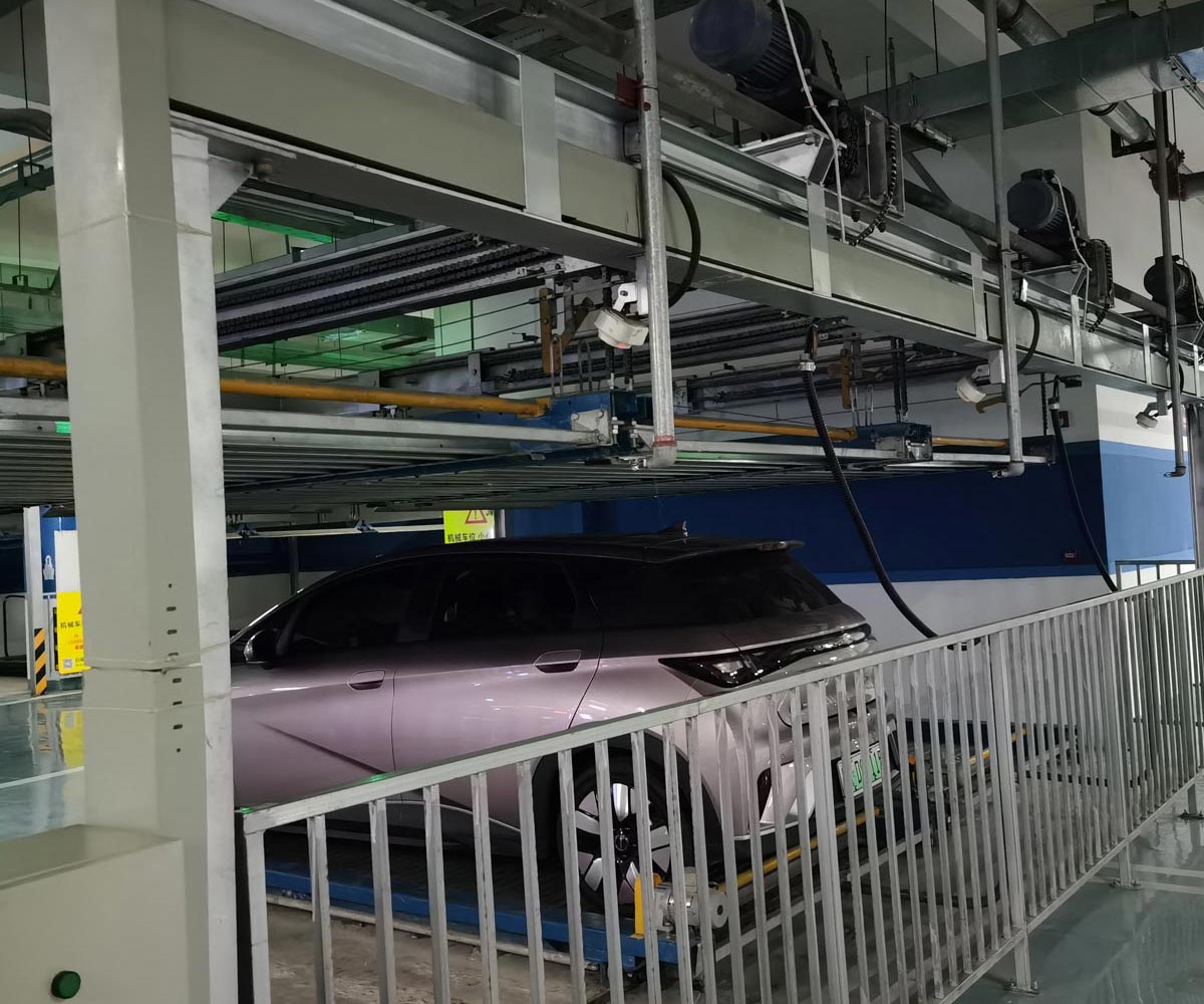 汉阴立体停车的自动存取车系统